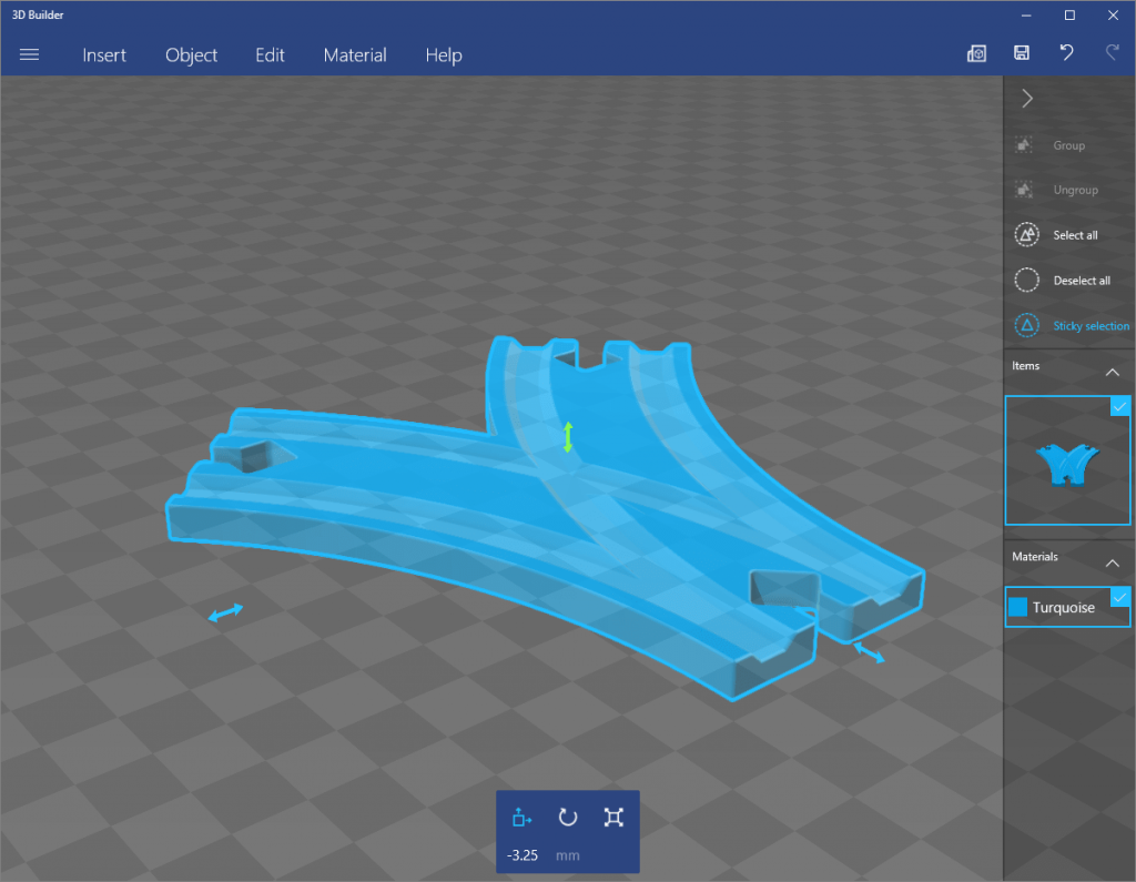 Zagruzhennaya detal v 3D Builder